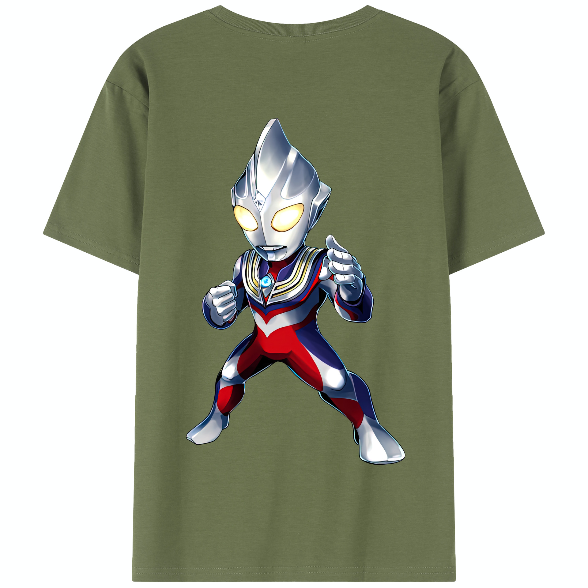 （画像用） ウルトラマン Ultraman 綿100％半袖Tシャツ（背面プリント）